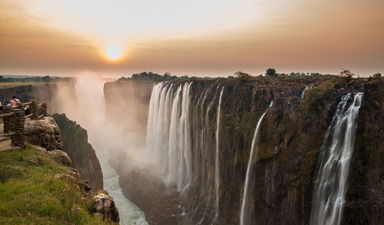 Victoria Falls Waterfall in Zambia