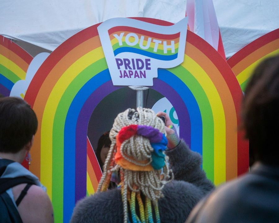 Person at Tokyo Pride