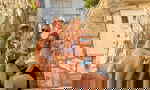 Group of travellers in Mljet, Croatia