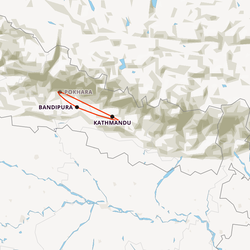 Nepal Express Map