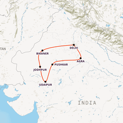 Incredible India Map