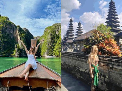 Group traveller in Thailand and Bali